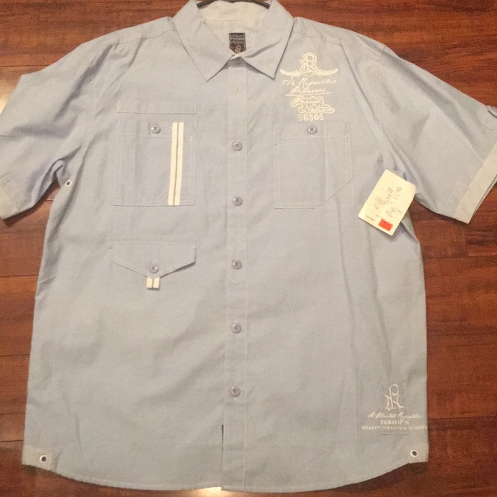 NWT Men’s XL Parish Button Up Shirt